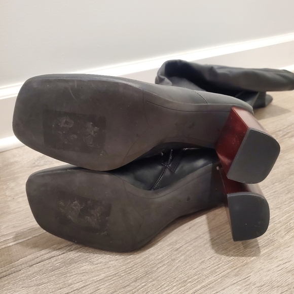 NEW Franco Sarto Borne Black Fashion Boots - Picture 7 of 8